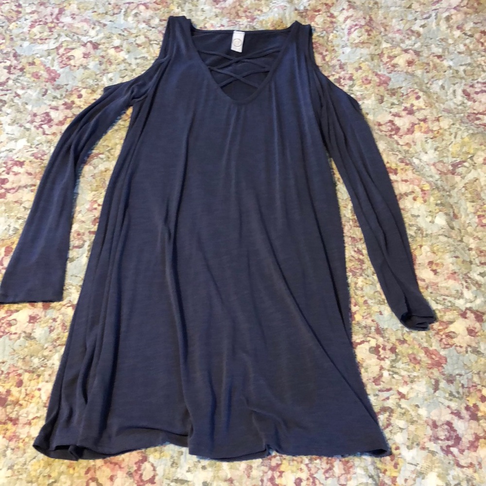 Swingy Flirty Cold Shoulder Dress